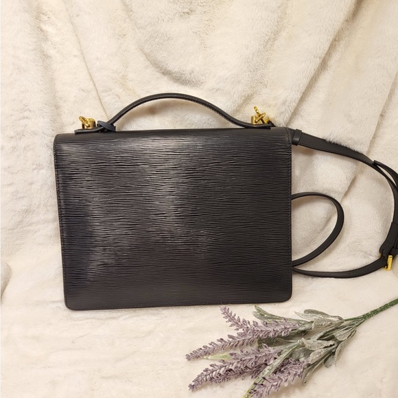 Louis Vuitton Monceau crossbody epi black gold hardware - Picture 3 of 16
